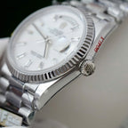 Rolex Day-Date 128236 MOP Dial Watch 36mm