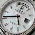 Rolex Day-Date 128236 MOP Dial Watch 36mm