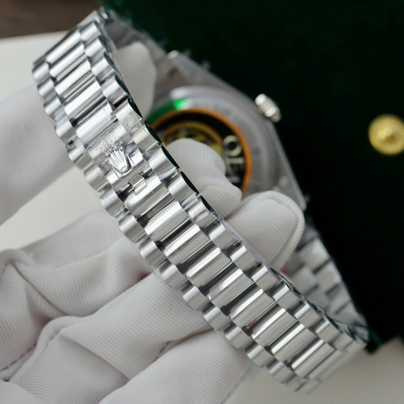Rolex Day-Date 128236 MOP Dial Watch 36mm