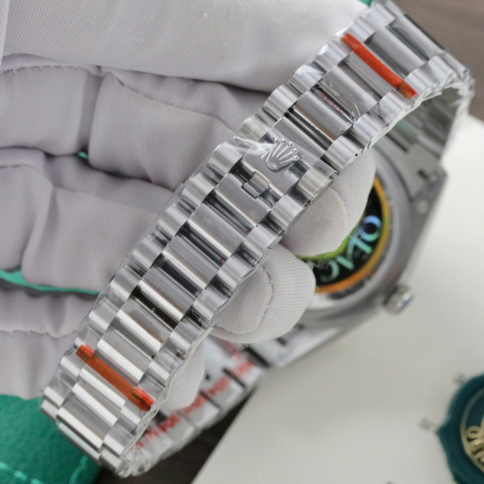 Rolex Day-Date 128236 Pink Dial Watch 36mm
