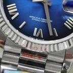 Rolex Day-Date 128236 Watch Dial Blue 36mm