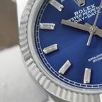 Rolex Day-Date 128236 Watch Blue Dial 36mm