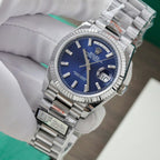 Rolex Day-Date 128236 Watch Blue Dial 36mm