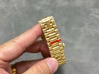 Rolex Day-Date 128238 Puzzle Emoji Jigsaw Motif Dial Watch 36mm