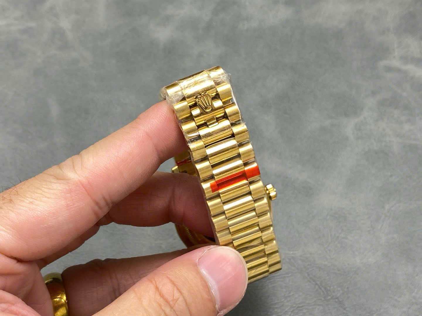 Rolex Day-Date 128238 Puzzle Emoji Jigsaw Motif Dial Watch 36mm