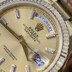 Rolex Day-Date 128238 Watch Yellow Dial 36mm