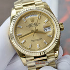 Rolex Day-Date 128238 Watch Yellow Dial 36mm