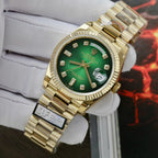 Rolex Day-Date 128238 Watch Dial Green Ombre 36mm