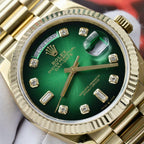 Rolex Day-Date 128238 Watch Dial Green Ombre 36mm
