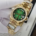 Rolex Day-Date 128238 Watch Green Ombre Dial 36mm