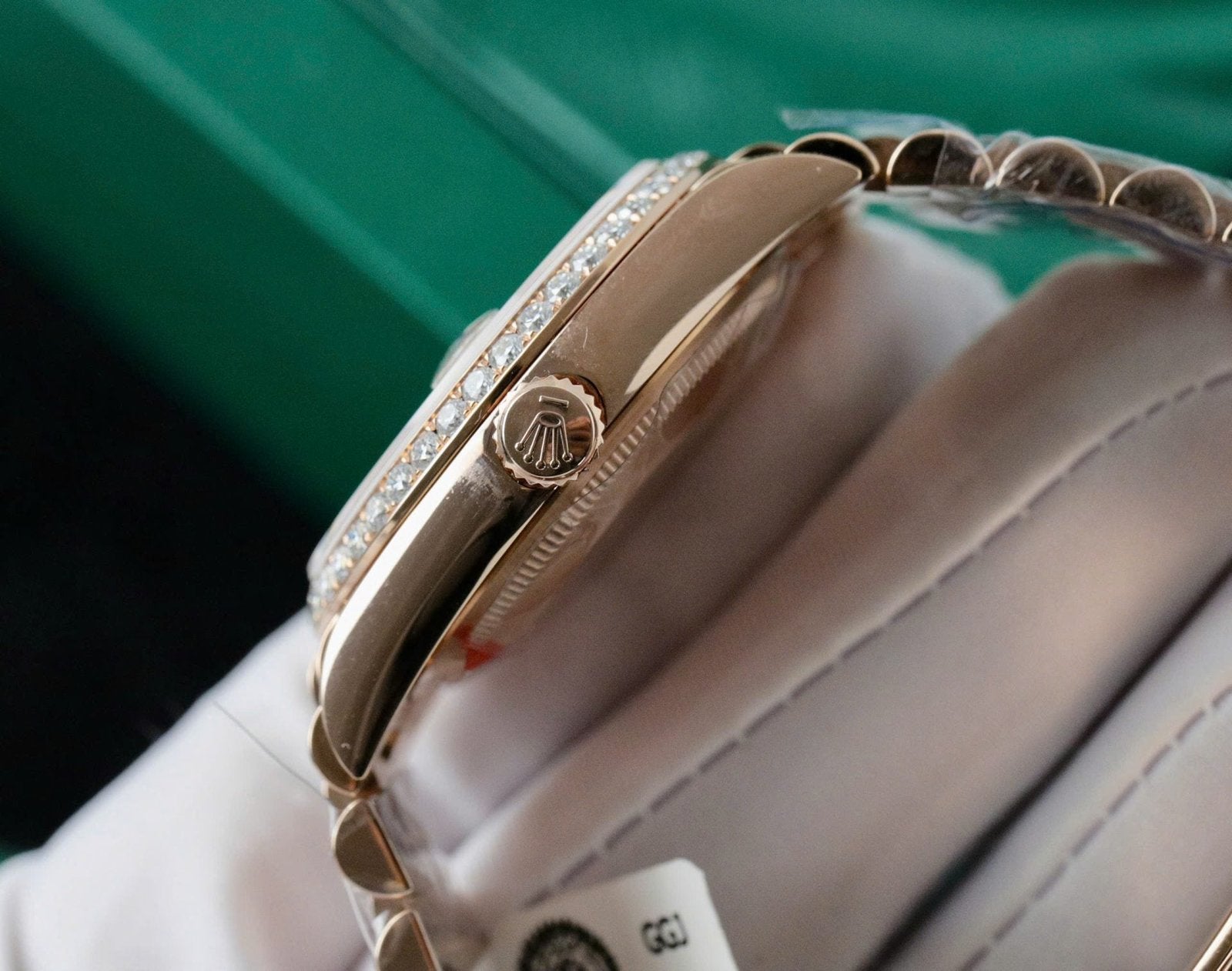 Rolex Day-Date 128395TBR Refined 18K Gold Wrapped Moissanite Diamonds 36mm