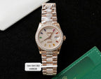 Rolex Day-Date 128395TBR Refined 18K Gold Wrapped Moissanite Diamonds 36mm