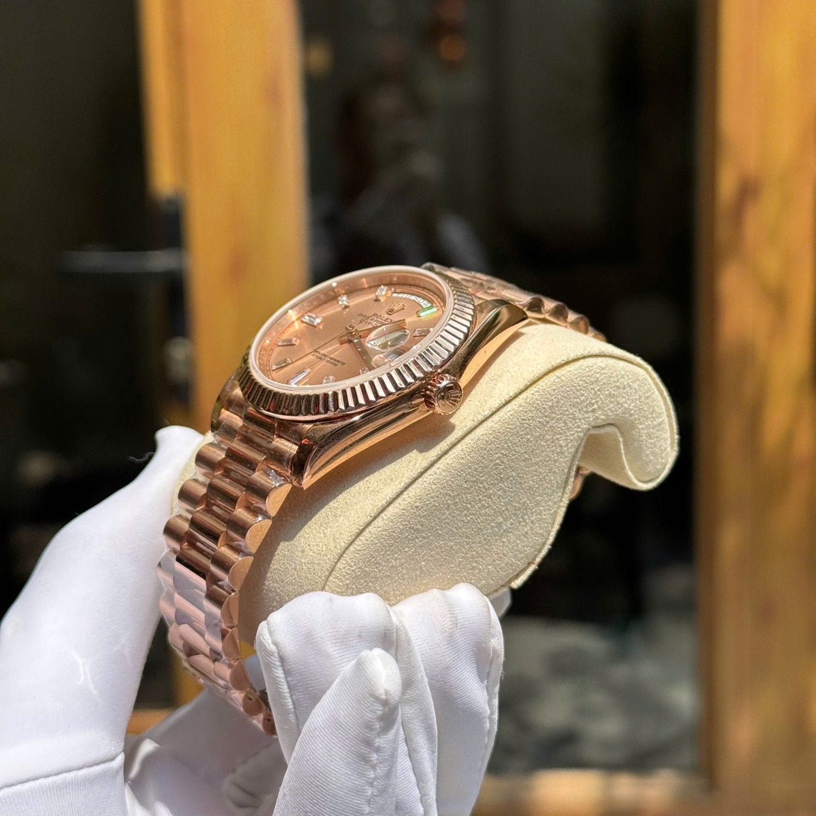 Rolex Day-Date 228235 Gold Wrapped Watch 40mm