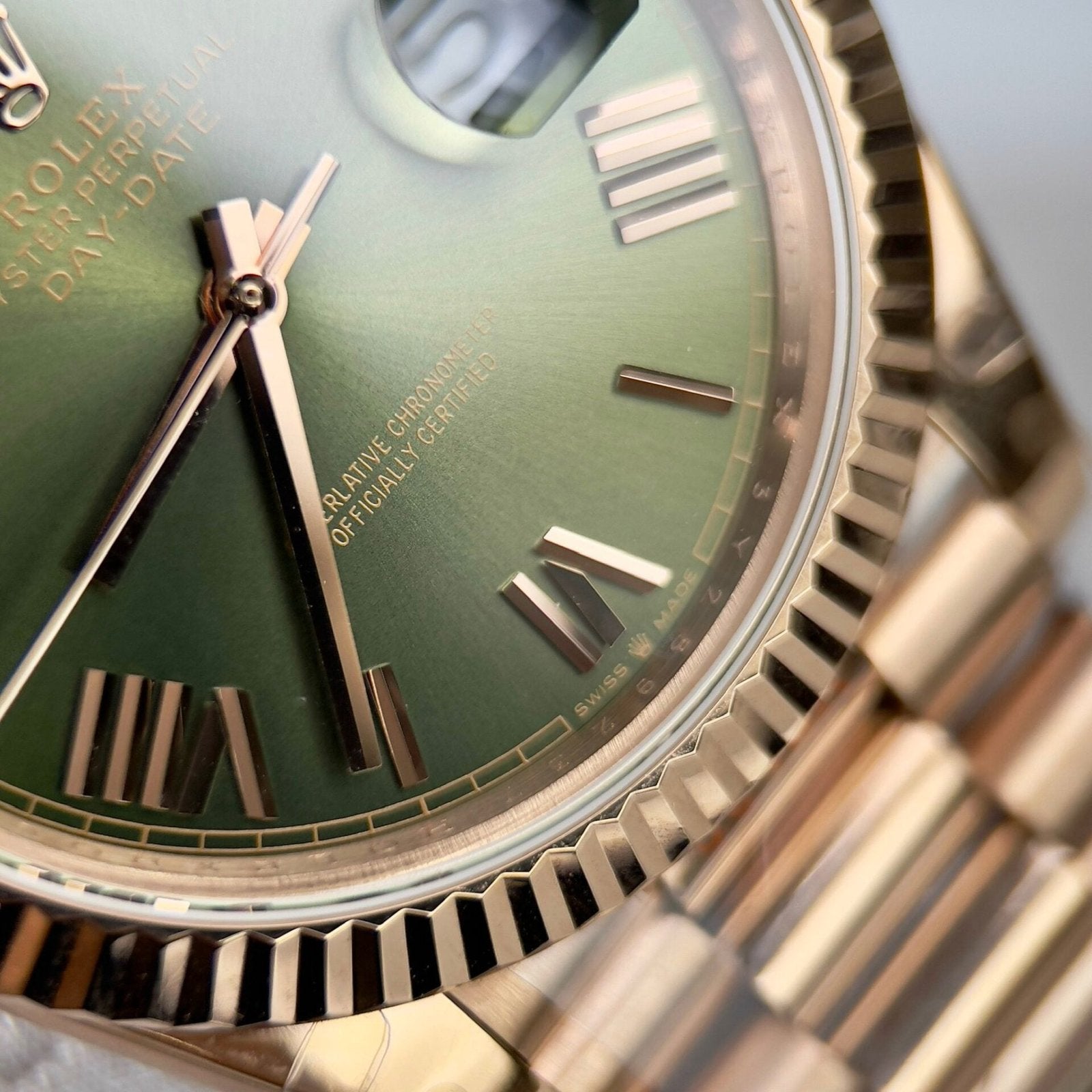 Rolex Day-Date 228235 Green Dial Watch 40mm