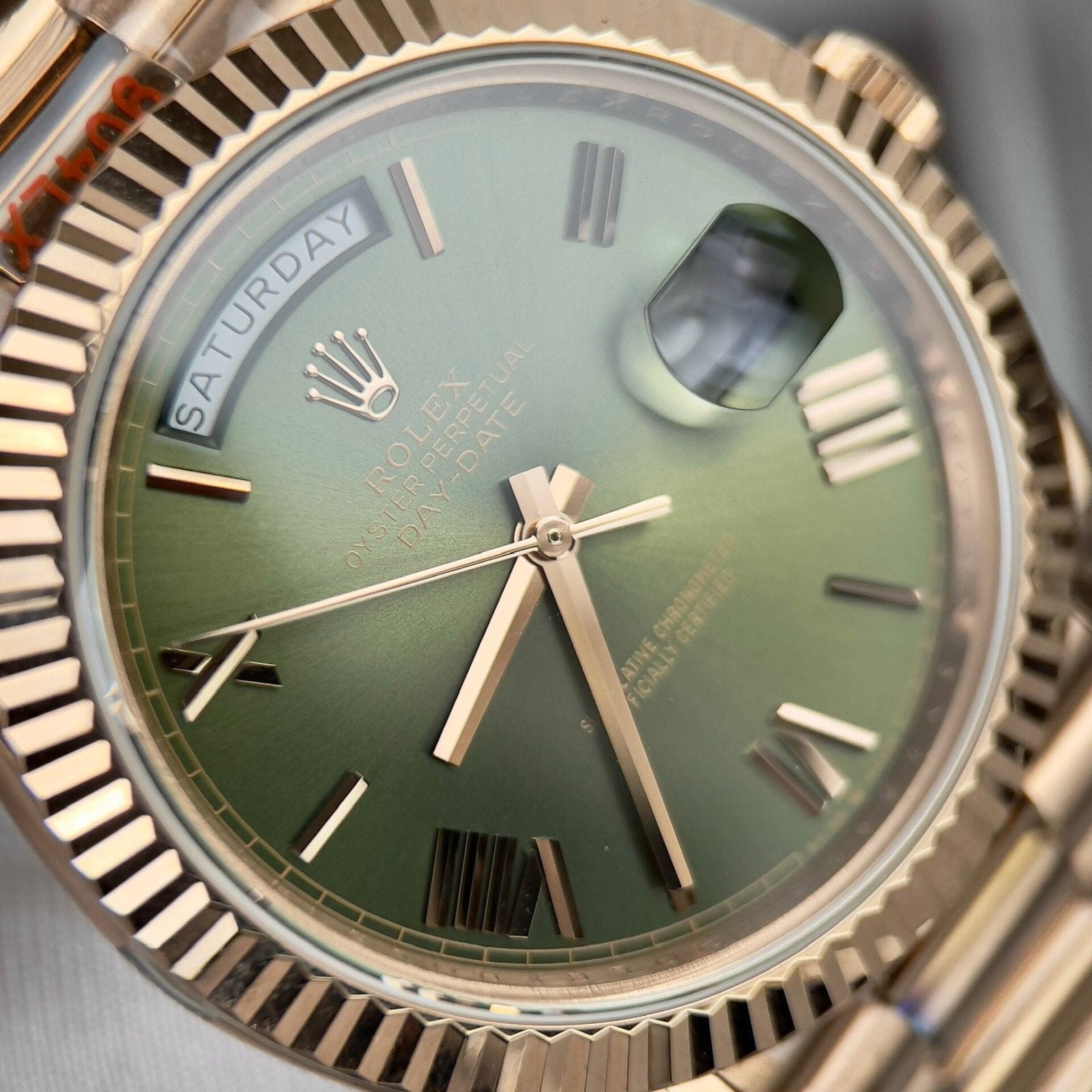 Rolex Day-Date 228235 Green Dial Watch 40mm