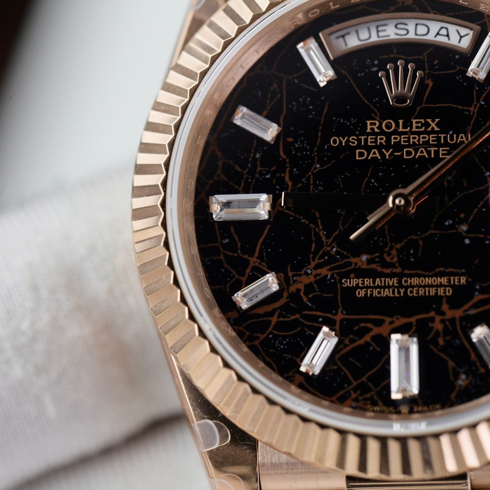 Rolex Watch Day-Date 228235 Lava Dial 40mm