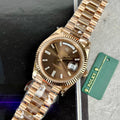 Rolex Day-Date 228235 Watch Chocolate Dial 40mm