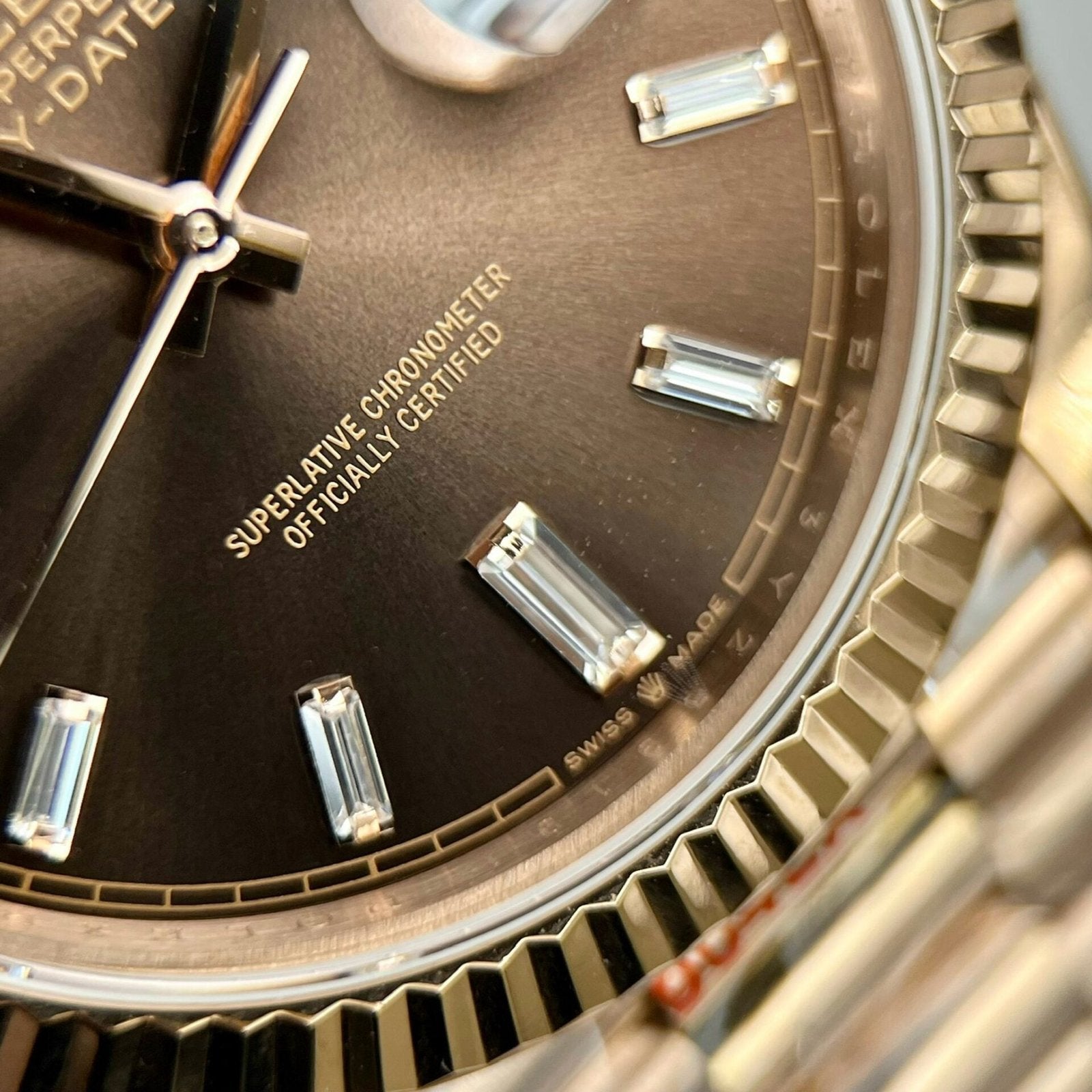 Rolex Day-Date 228235 Watch Chocolate Dial 40mm