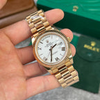 Rolex Watch Day-Date 228235 Rose Gold White Dial 40mm