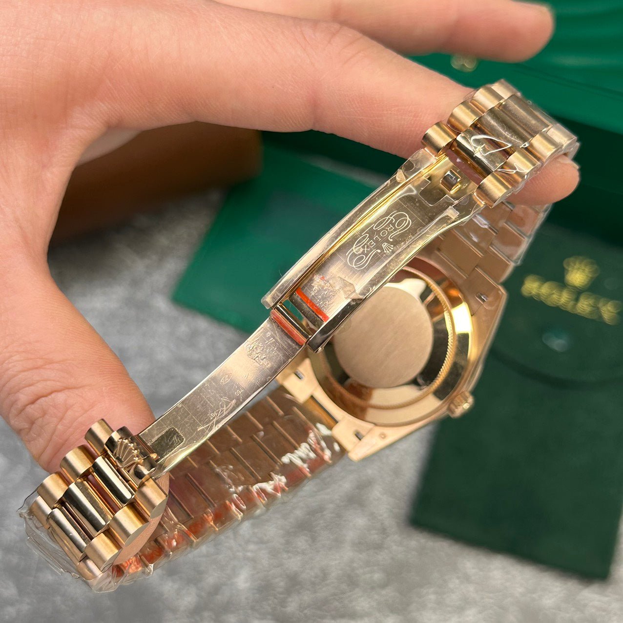 Rolex Watch Day-Date 228235 Rose Gold White Dial 40mm
