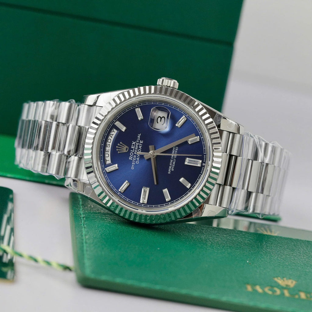 Rolex Watch Day-Date 228236 Dial Blue Weight 178gram 40mm