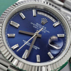 Rolex Watch Day-Date 228236 Dial Blue Weight 178gram 40mm