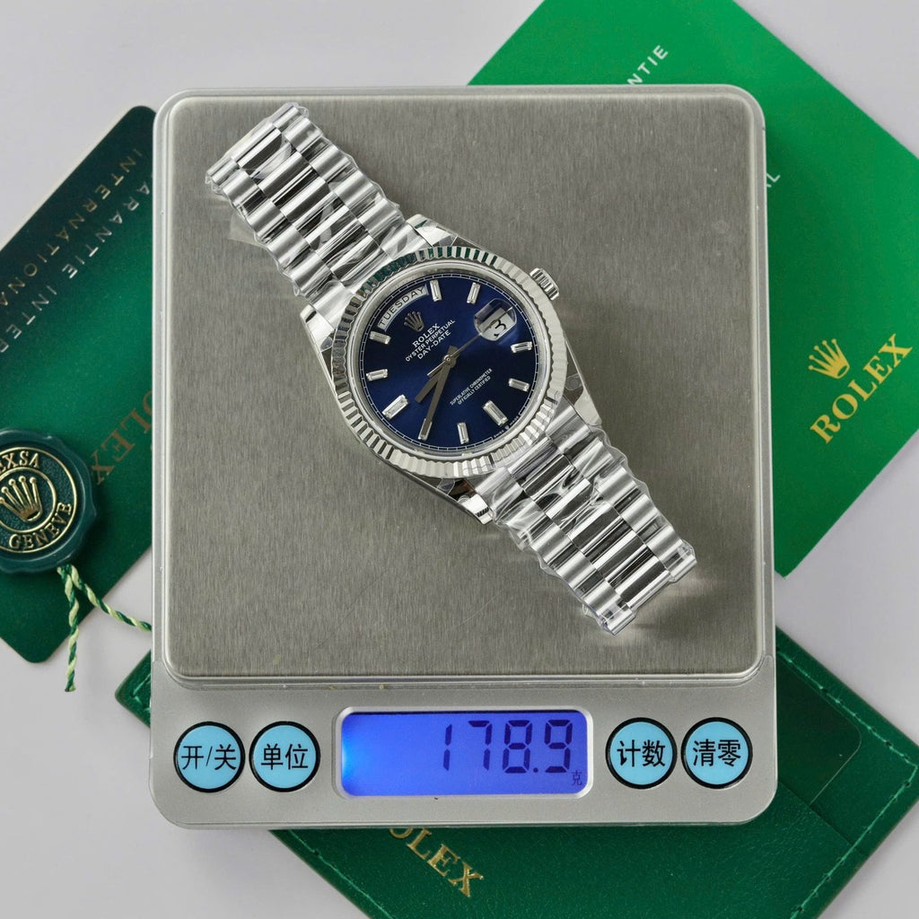 Rolex Watch Day-Date 228236 Dial Blue Weight 178gram 40mm