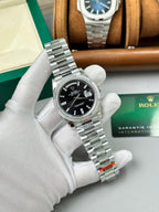 Rolex Day-Date 228236 Watch Black Dial 40mm