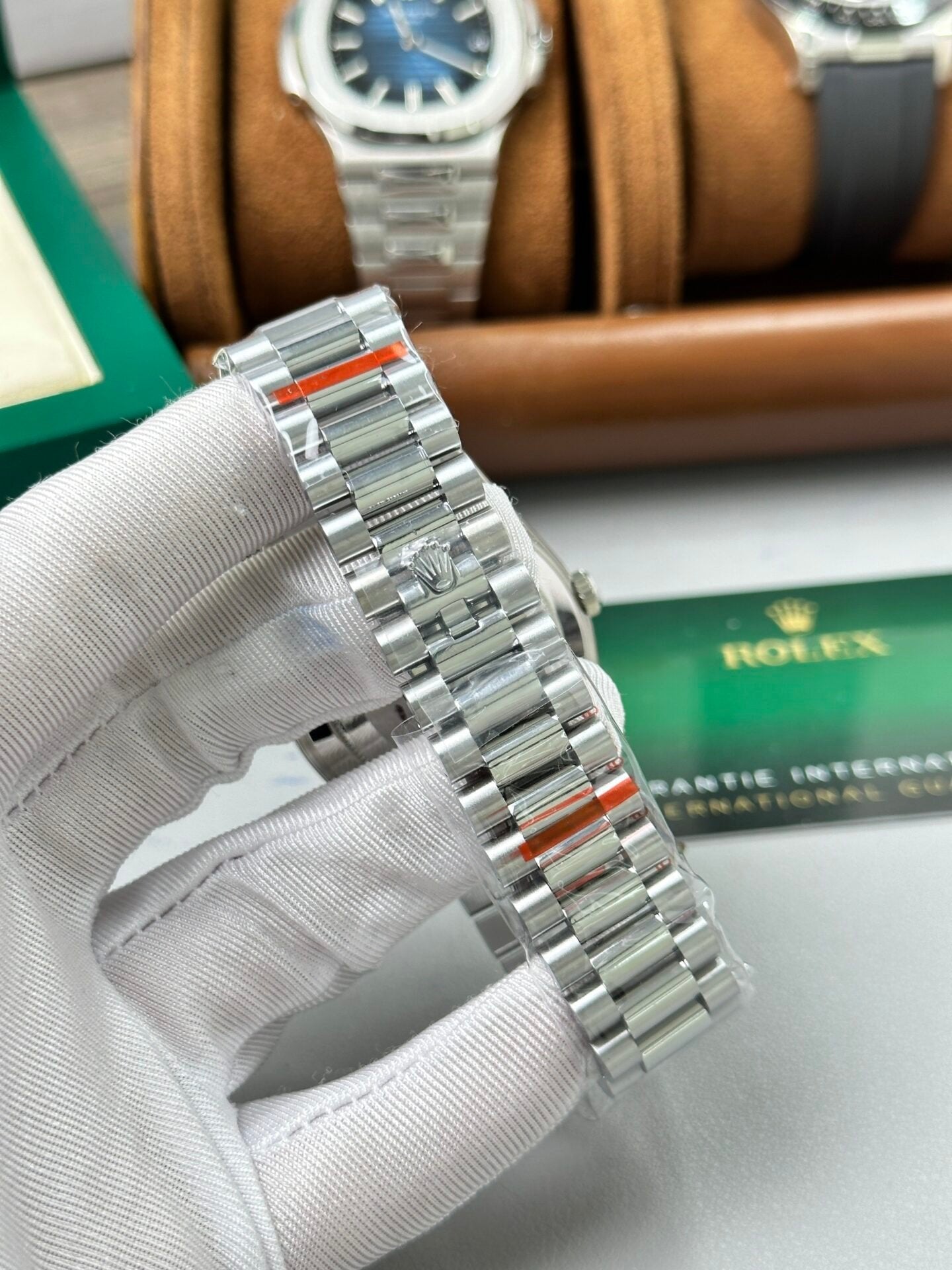 Rolex Day-Date 228236 Watch Black Dial 40mm