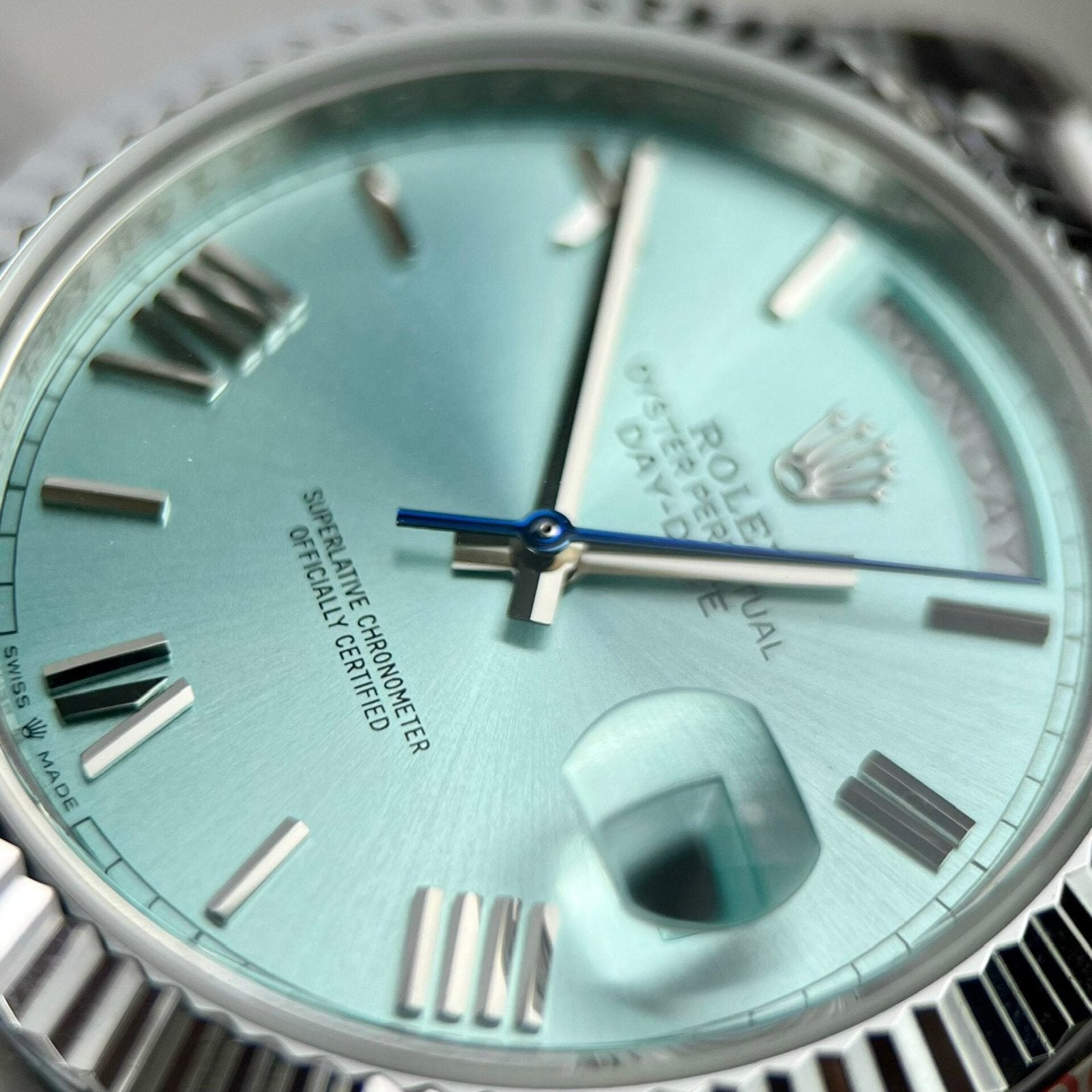 Rolex Day-Date 228236 Watch Ice Blue Dial 40mm