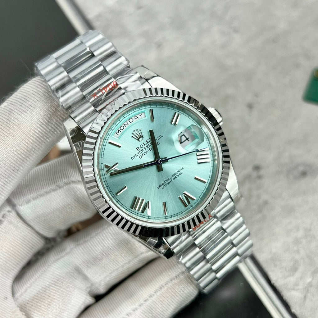 Rolex Day-Date 228236 Watch Ice Blue Dial 40mm