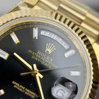Rolex Day-Date 228238 Watch Black Dial 40mm