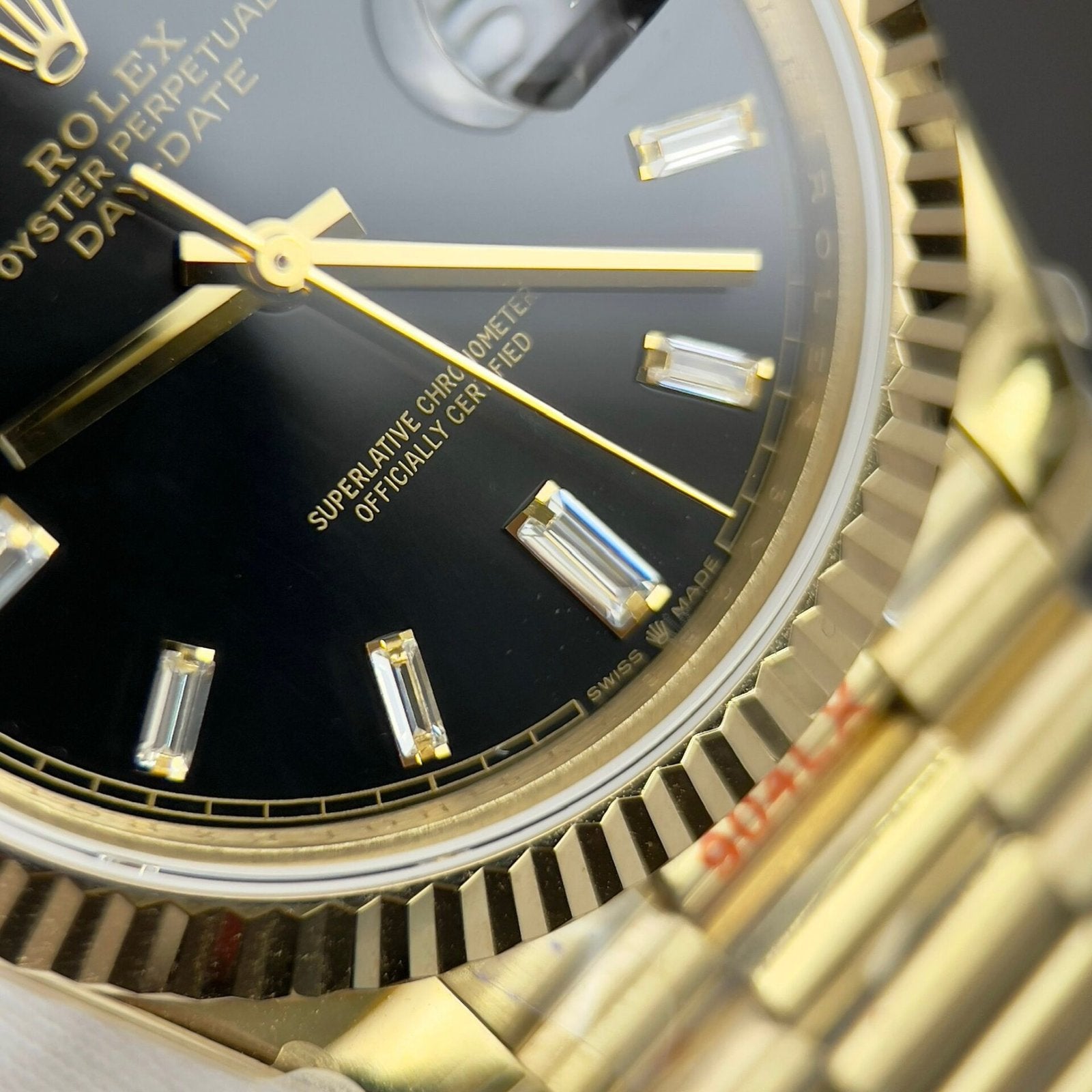 Rolex Day-Date 228238 Watch Black Dial 40mm