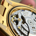 Rolex Day-Date 228238 Watch Yellow Dial President Strap 40mm