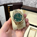 Rolex Day-Date 228238 Watch Green Dial Refined 166gr 40mm