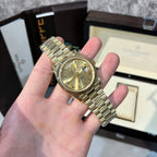 Rolex Day-Date 228238 Watch Yellow Champagne Dial Refined 166 gr 40mm
