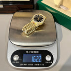 Rolex Day-Date 228238 Watch Black Dial Refined Moissanite Diamond 40mm