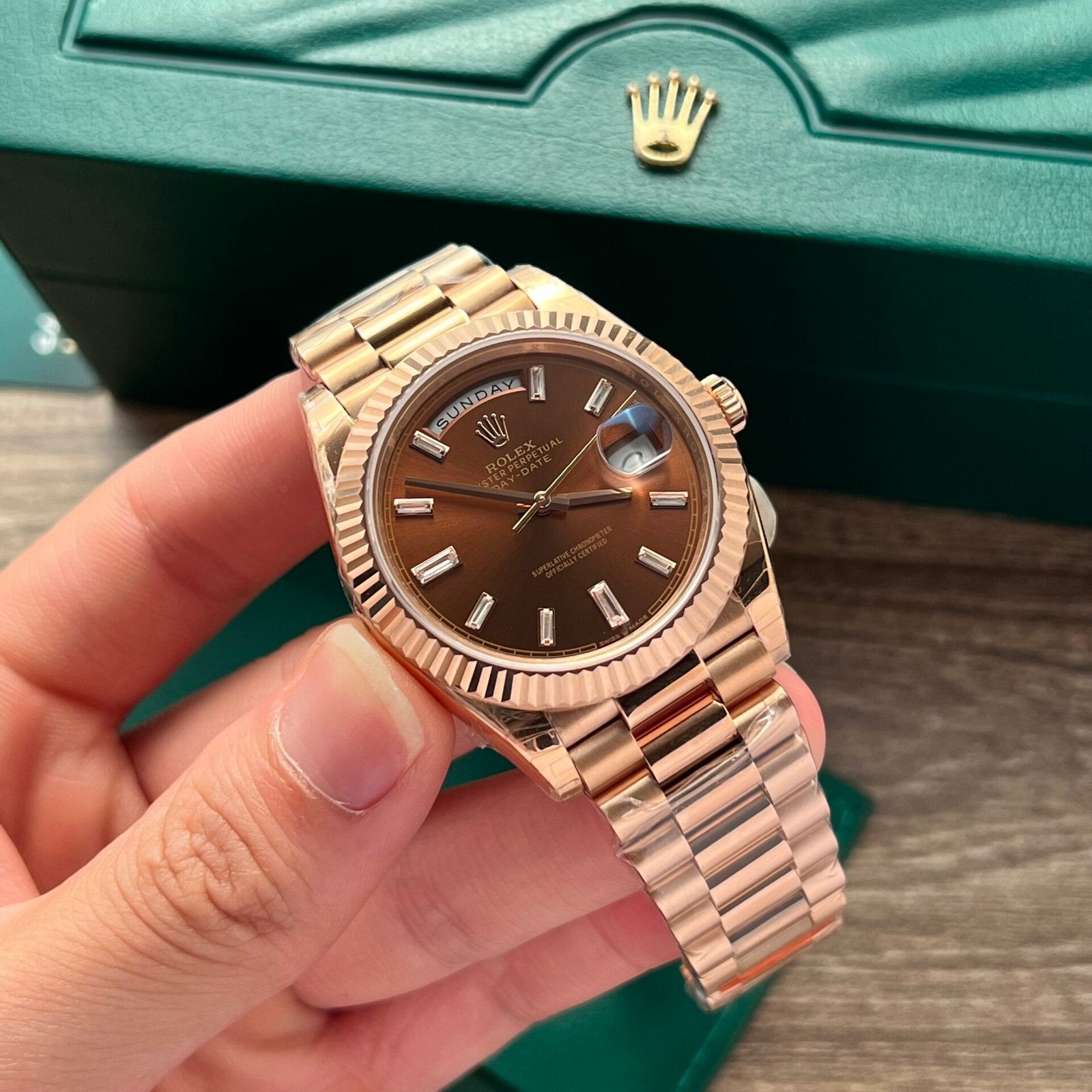 Rolex Watch Day-Date 228345RBR President Strap 40mm