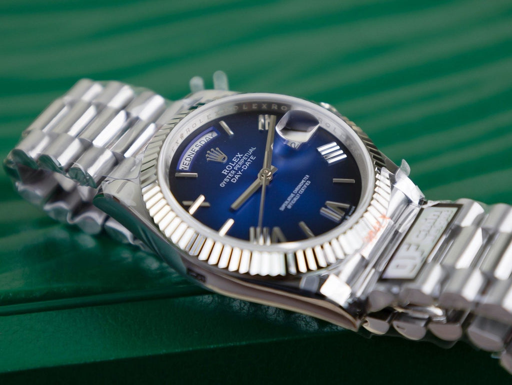 Rolex Watch Day-Date Blue Ombre 40mm
