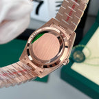 Rolex Day-Date 18K Gold Wrapped Watch Chocolate Dial 40mm