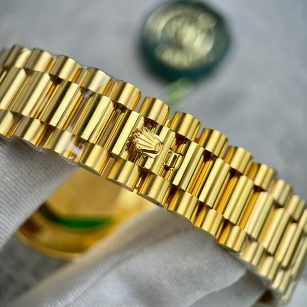 Rolex Day-Date Gold Wrapped Watch With Moissanite Diamonds 40mm