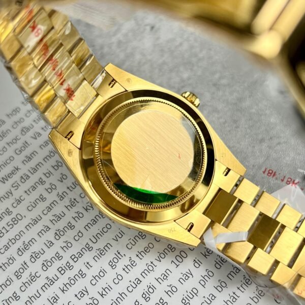 Rolex Day-Date Gold Wrapped Watch With Moissanite Diamonds 40mm