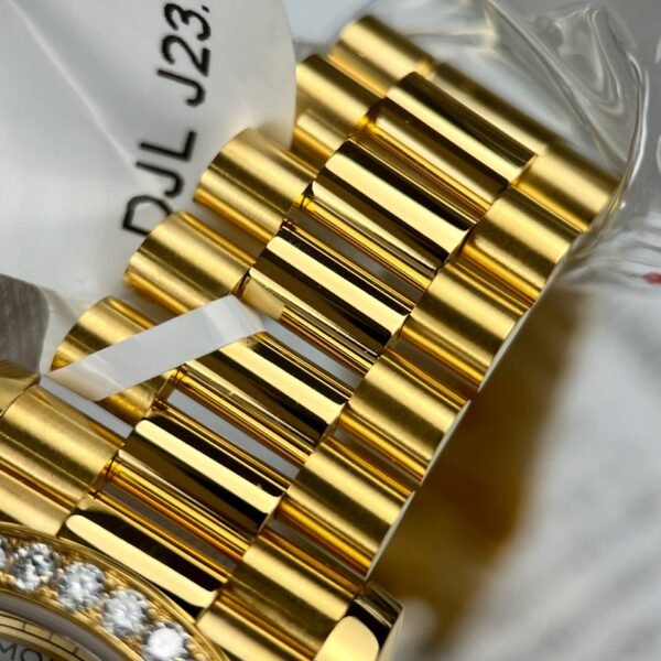 Rolex Day-Date Gold Wrapped Watch With Moissanite Diamonds 40mm