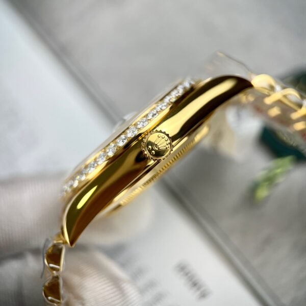 Rolex Day-Date Gold Wrapped Watch With Moissanite Diamonds 40mm