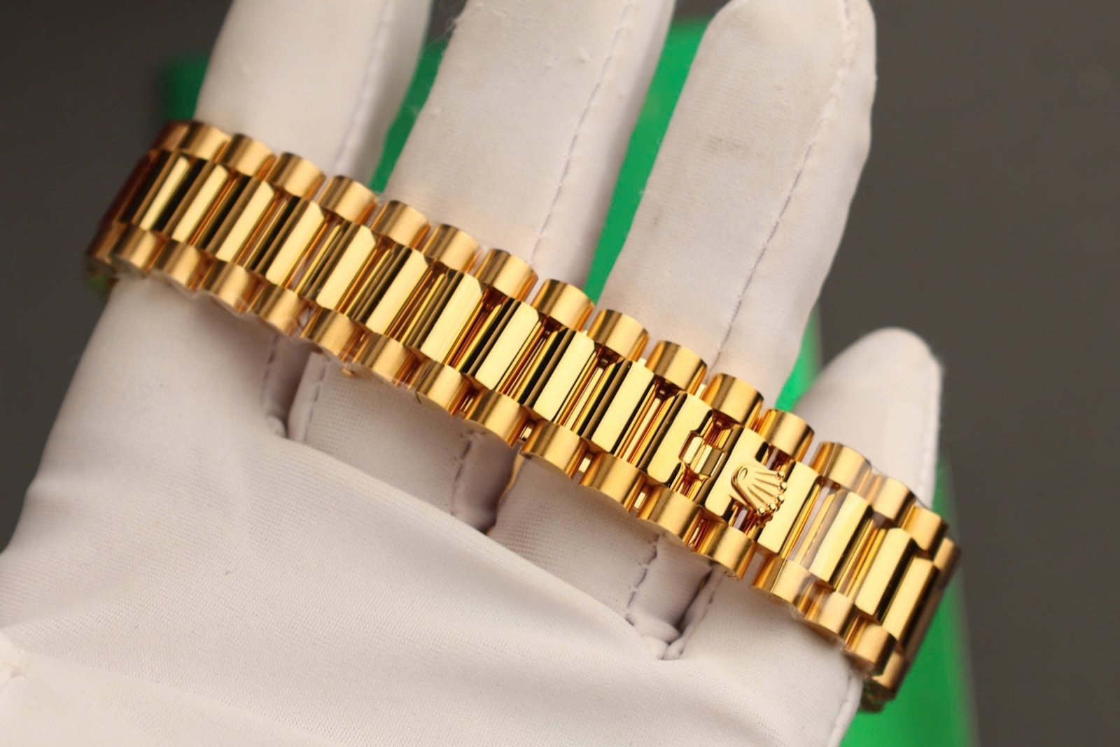 Rolex Day-Date Watch Dial Mother Of Pearl Gold Wrapped 36mm