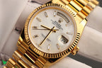 Rolex Day-Date Watch Dial Mother Of Pearl Gold Wrapped 36mm