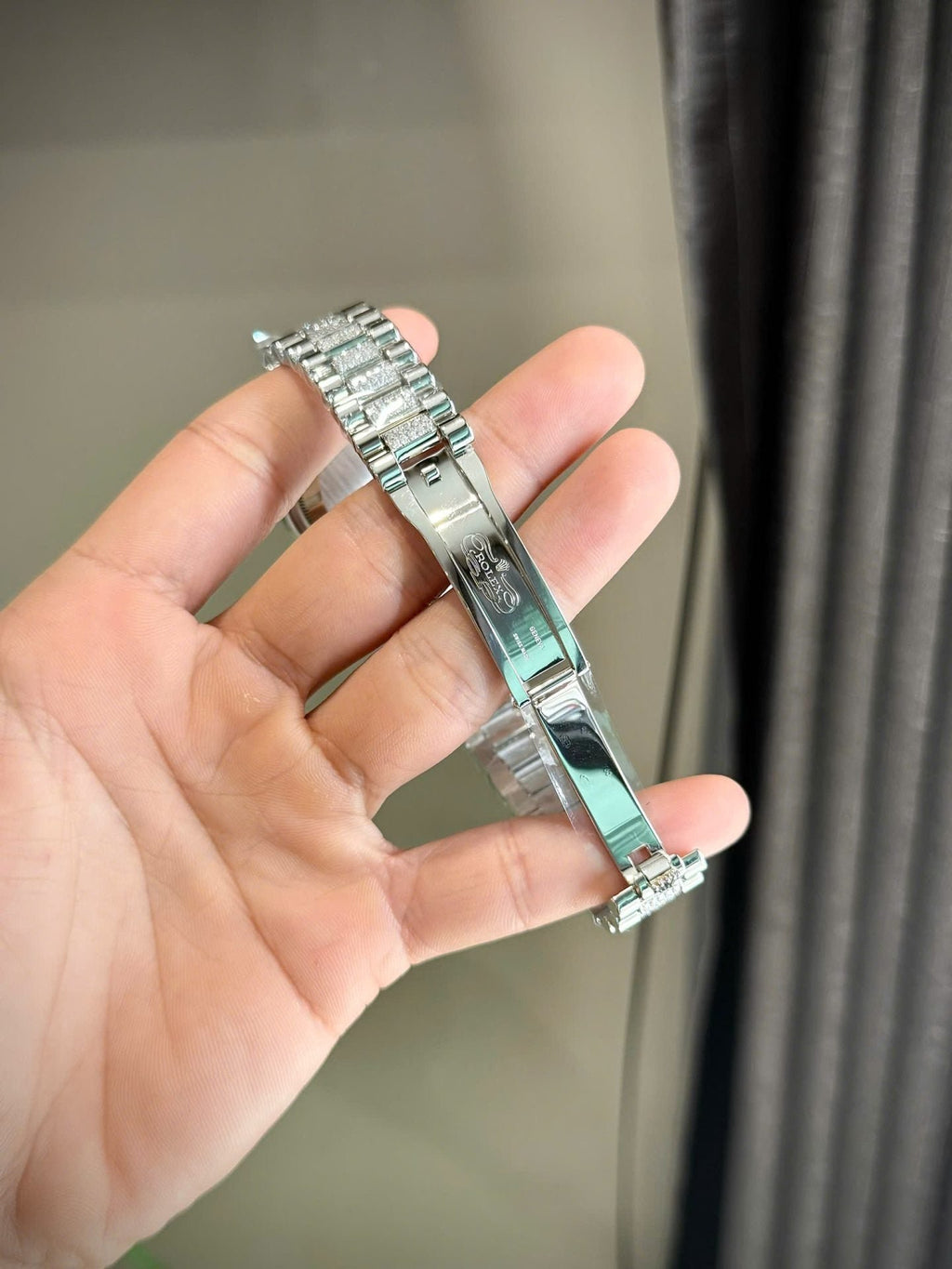 Rolex Day-Date Watch Moissanite Diamonds 36mm