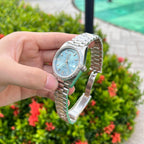 Rolex Day-Date Watch Ice Blue Dial 40mm