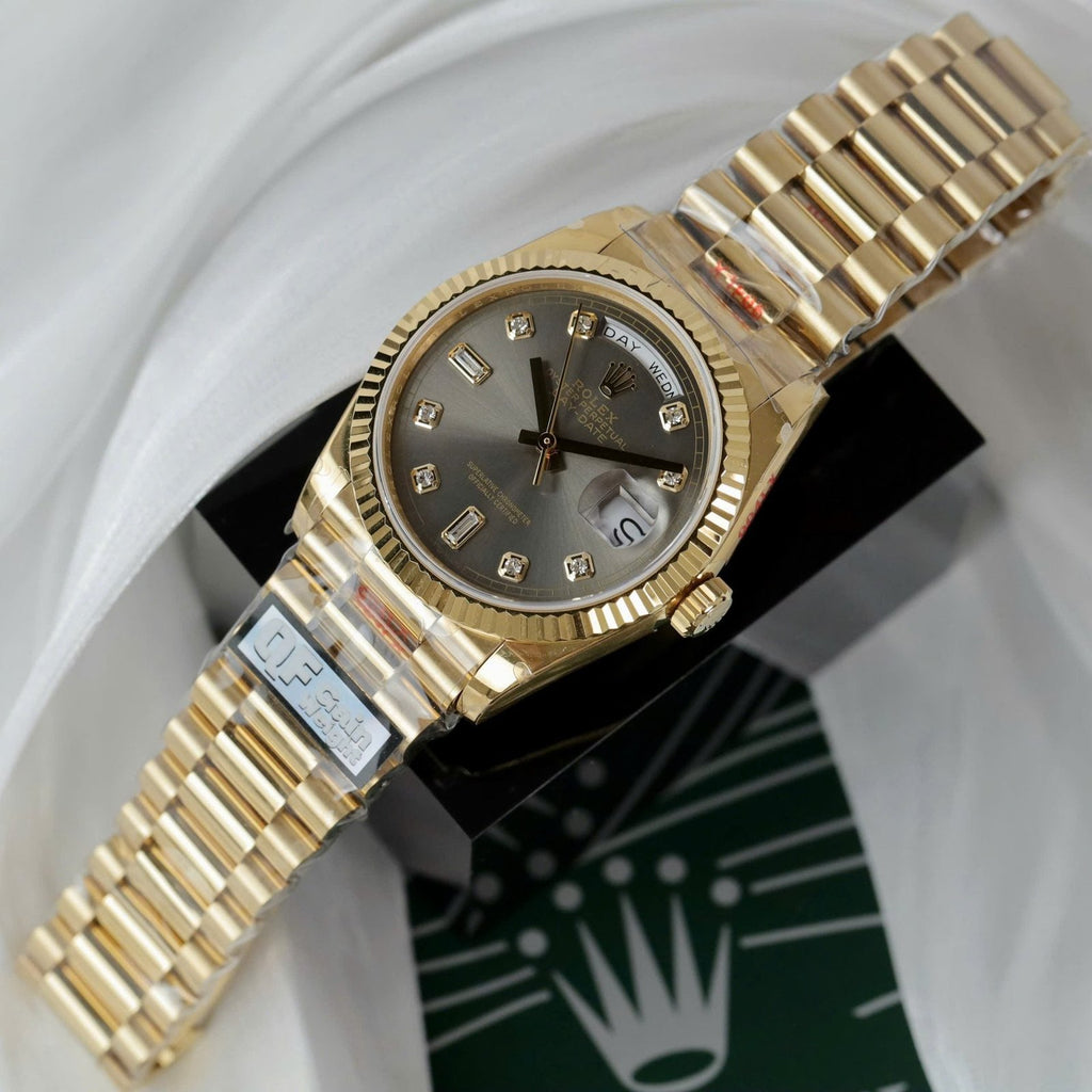 Rolex Day-Date M128238 Watch Gray Dial 36mm