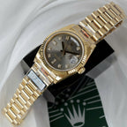 Rolex Day-Date M128238 Watch Gray Dial 36mm